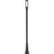 Glenwood 1 Light 109 inch Black Outdoor Post Mounted Fixture