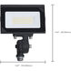 Lumos LED 7.4 inch Bronze Flood Light