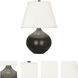 Dal 19.25 inch 100 watt Deep Patina Bronze Accent Lamp Portable Light