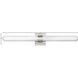 Aiden LED 31 inch Polished Nickel Vanity Light Wall Light, Vertical