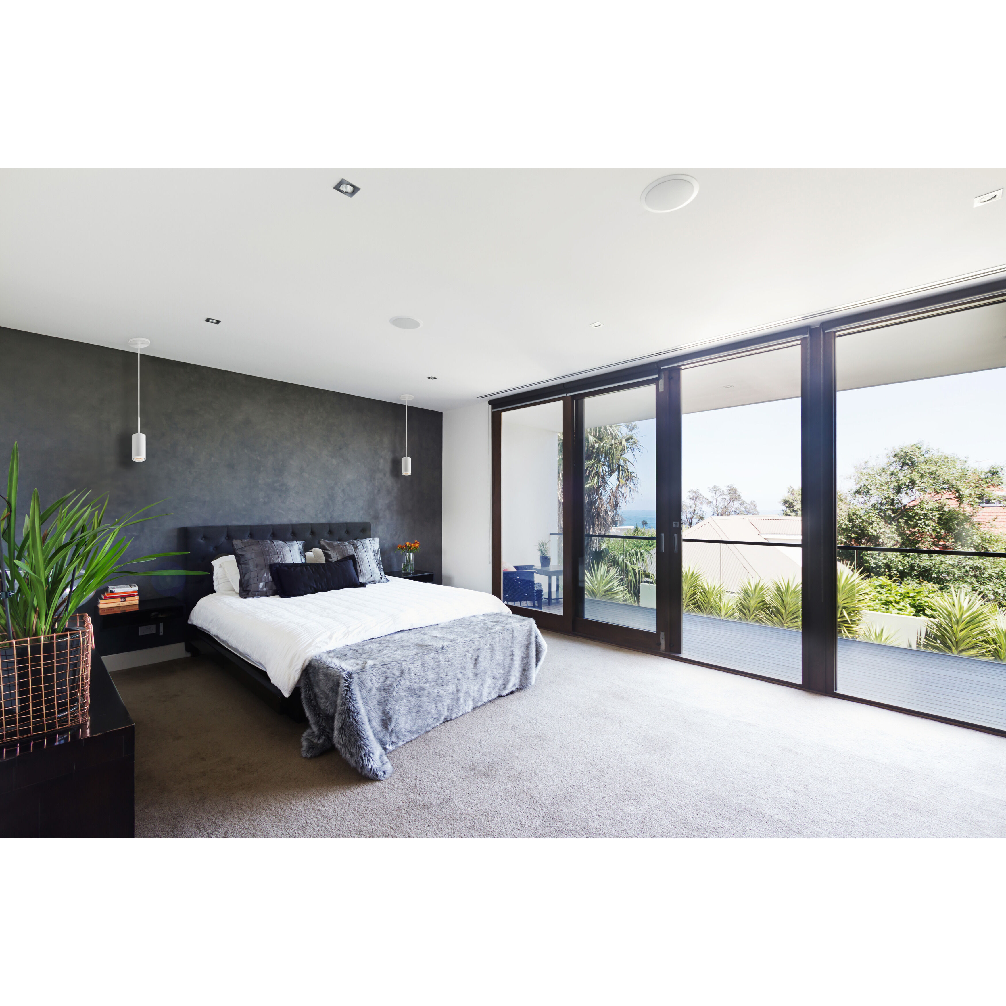 GX15 LED 2.8 inch White Pendant Ceiling Light