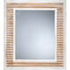 Beachy Destination 42 X 32 inch Brown Mirror