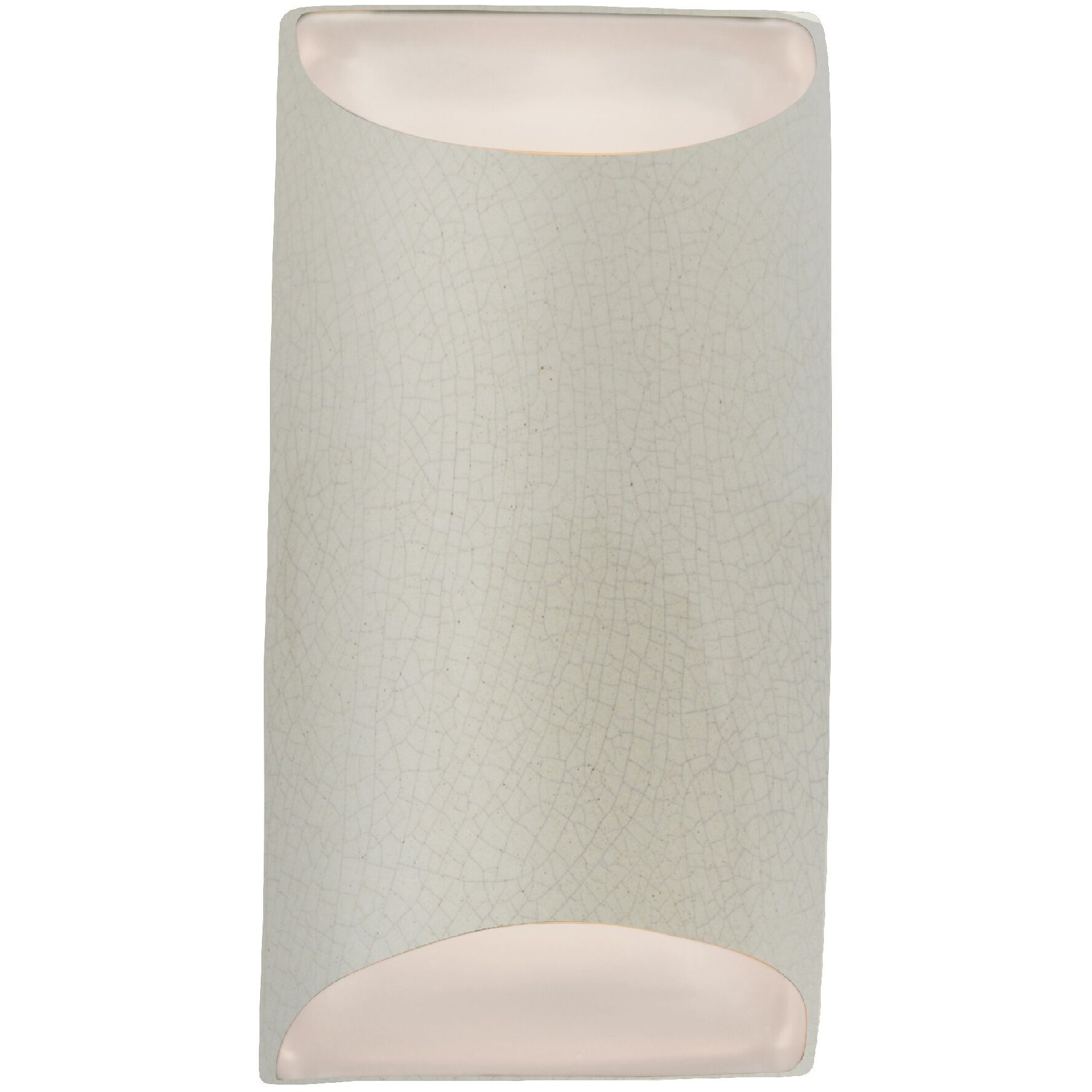 Ambiance LED 5.5 inch White Crackle ADA Wall Sconce Wall Light