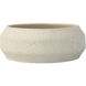 White on Terra 12 X 4.5 inch Bowl, Large