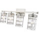 Archer 4 Light 32.75 inch Polished Nickel Vanity Wall Light