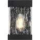 Thompson 1 Light 10 inch Black Outdoor Wall Sconce