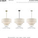 Gladstone 4 Light 23 inch English Bronze Pendant Chandelier Ceiling Light