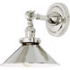 Soho 10 inch 100 watt Polished Nickel Swing Arm Wall Sconce Wall Light