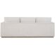 Lorien Dark Walnut and Cream Boucle and Oatmeal Sofa
