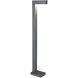 Sean Lavin Strut 120 19.4 watt Charcoal Outdoor Bollard in LED 80 CRI 4000K, In-Line Fuse, Integrated LED