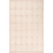Adeline 72 X 48 inch Neutral and Neutral Area Rug, Wool, Viscose, and Cotton