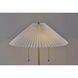 Ophelia 60 inch 60.00 watt Antique Brass Floor Lamp Portable Light