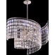 Vortice 13 Light 31 inch Polished Silver Pendant Ceiling Light