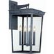 Belmont 4 Light 26 inch Graphite Outdoor Sconce
