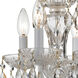 Welton 4 Light 11 inch Wet White Mini Chandelier Ceiling Light in Clear Spectra