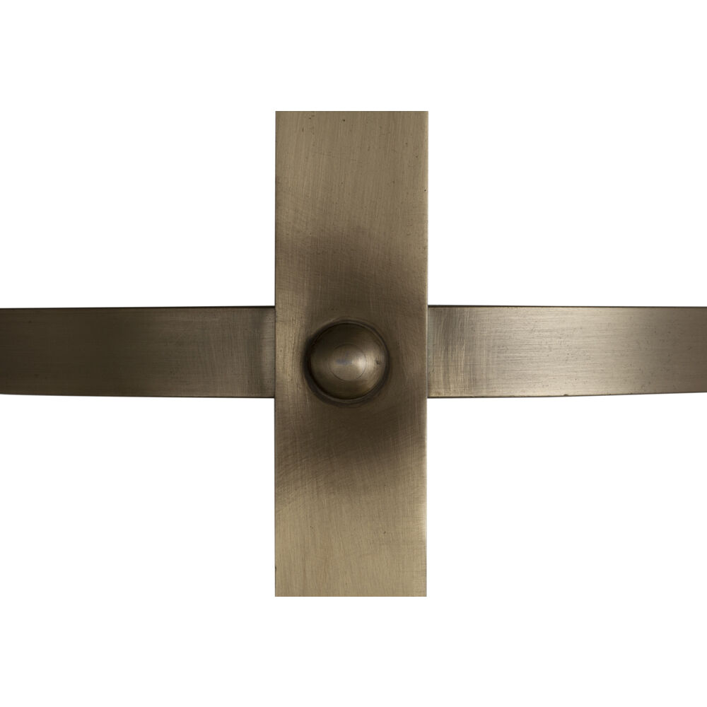 Prince 31 inch Antique Brass Stool