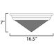 Hargreaves 3 Light 16.5 inch Polished Nickel Flush Mount Ceiling Light