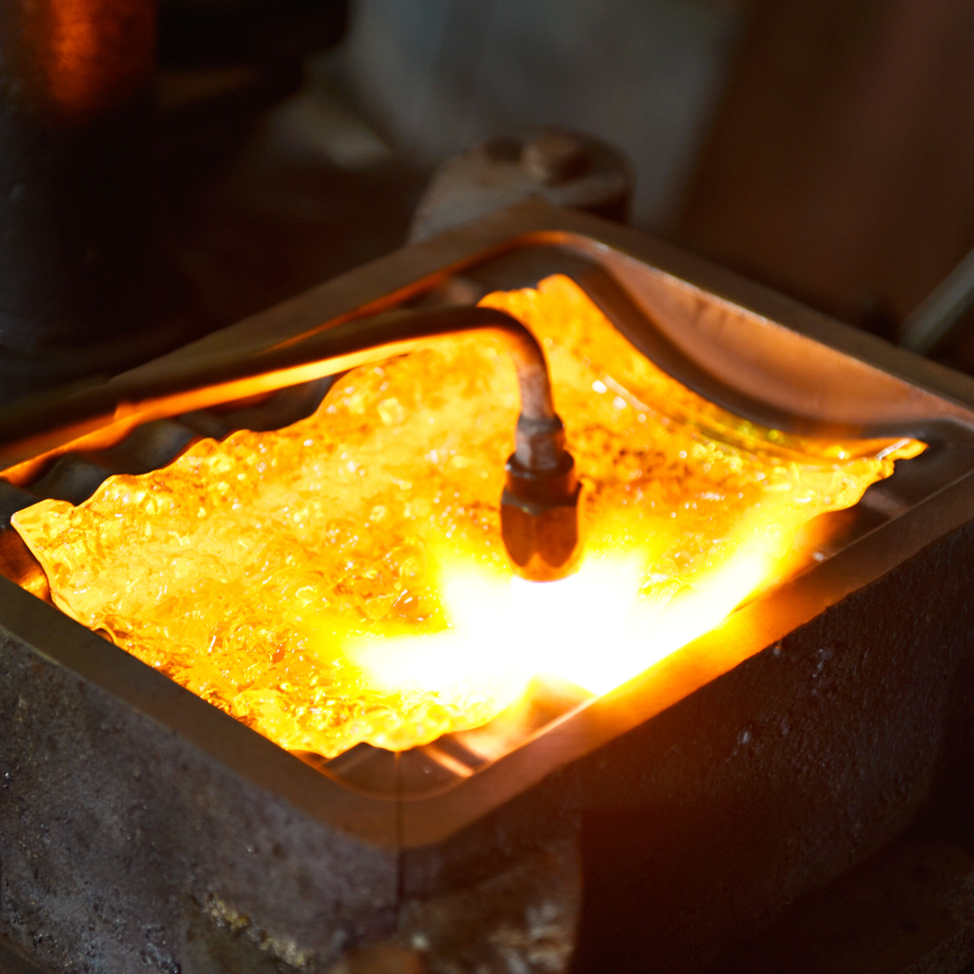 Lava LED 6 inch Brass Wall Light