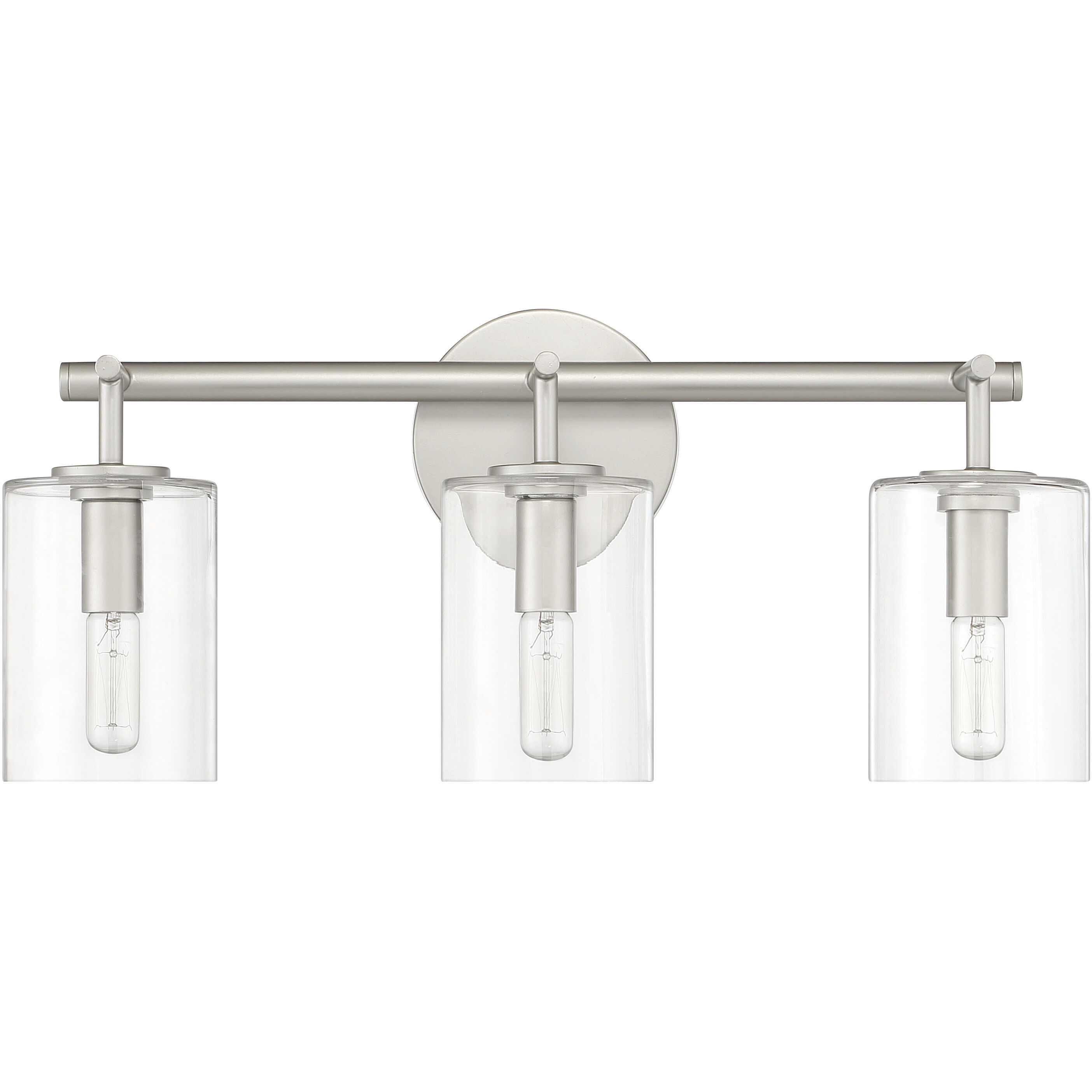 Hailie 3 Light 20 inch Satin Nickel Vanity Light Wall Light