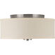 Mark LED 13 inch Brushed Nickel Flush Mount Ceiling Light, Progress LED