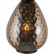 Eureka 1 Light Smoke Pendant Ceiling Light
