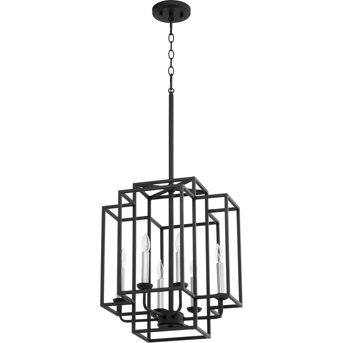 Torres 6 Light 16 inch Noir Pendant Ceiling Light