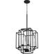 Torres 6 Light 16 inch Noir Pendant Ceiling Light