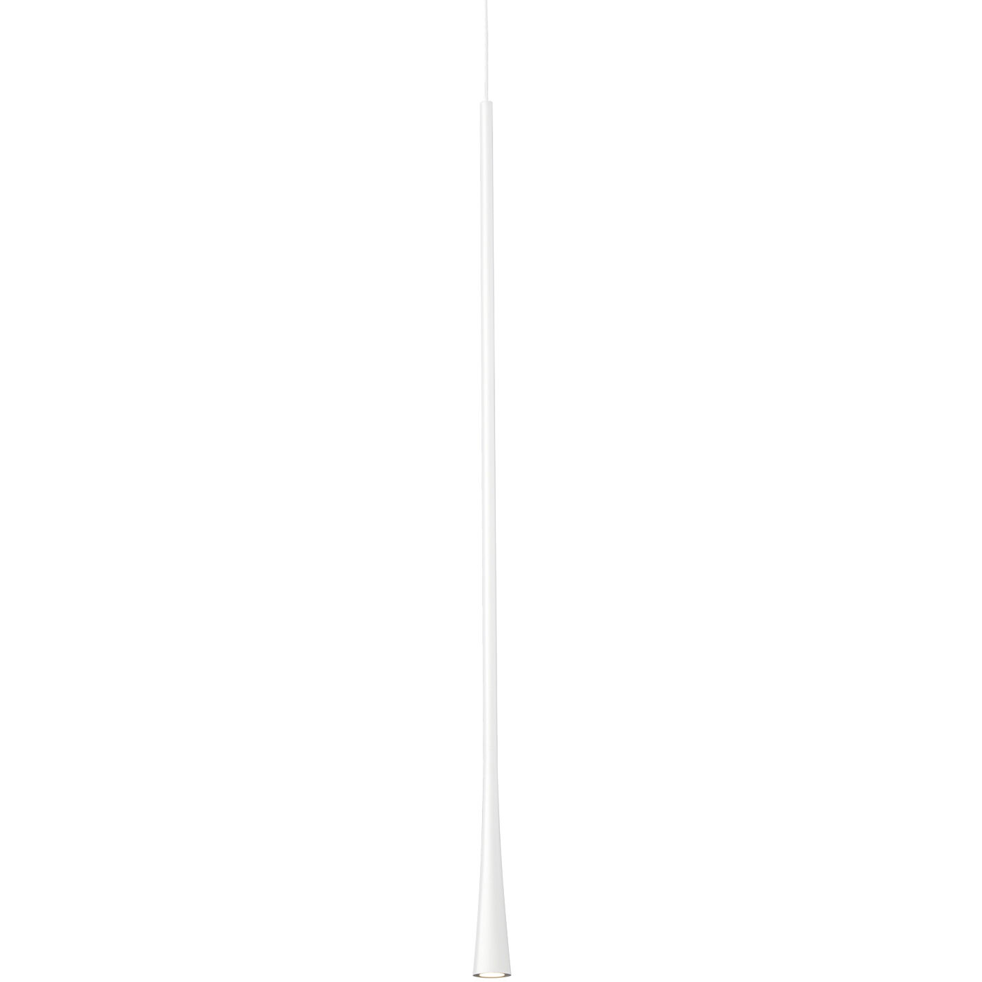 Taper Pendant Ceiling Light in White