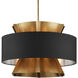 Oxenwood 6 Light 24 inch Brass Chandelier Ceiling Light