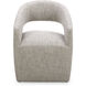 Barrow Grey Rolling Dining Chair in Taupe