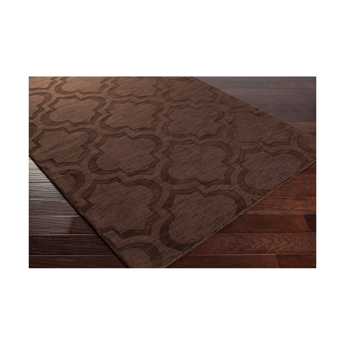 Central Park 93 X 93 inch Dark Brown Indoor Area Rug, Round