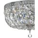 Everett 3 Light 14 inch Chrome Flush Ceiling Light