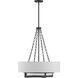 Brentwood 4 Light 24 inch Matte Black Pendant Ceiling Light