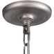 Bradington 8 Light 32 inch Weathered Zinc with Clear Chandelier Ceiling Light