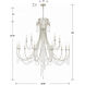 Arcadia 15 Light 46.25 inch Antique Silver Chandelier Ceiling Light