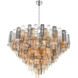 Addis 28 Light 49 inch Polished Chrome Chandelier Ceiling Light