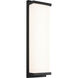 Luce LED 7 inch Matte Black Wall Sconce Wall Light