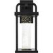 Uriah 1 Light 16 inch Black Outdoor Wall Sconce