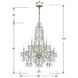 Traditional Crystal 10 Light 32 inch Polished Brass Chandelier Ceiling Light in Clear Hand Cut