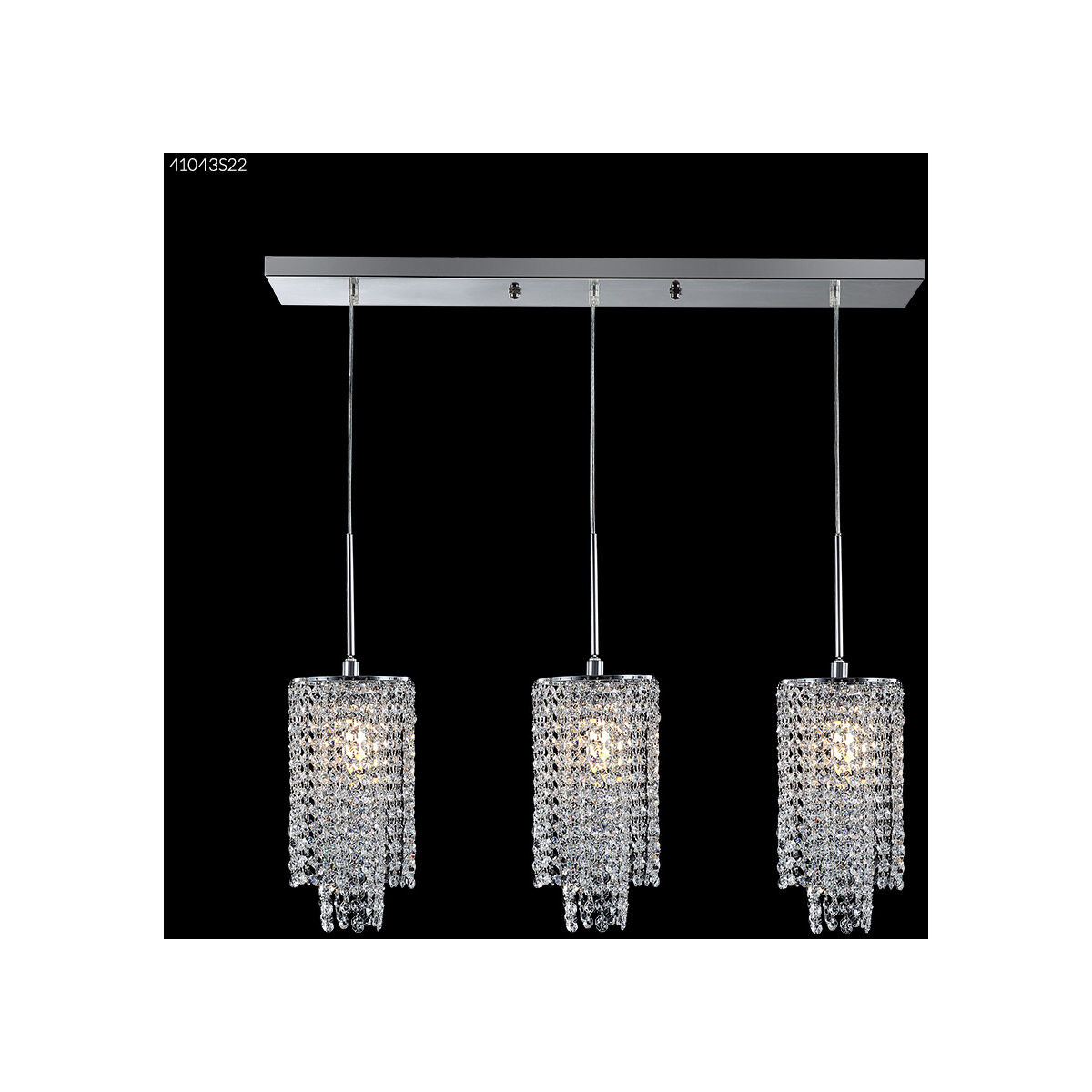Contemporary 3 Light 6.00 inch Chandelier