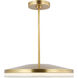 Sean Lavin Wyatt LED 16 inch Natural Brass Pendant Ceiling Light, Integrated LED