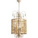 Leduc 6 Light 18 inch Florentine Gold Pendant Ceiling Light