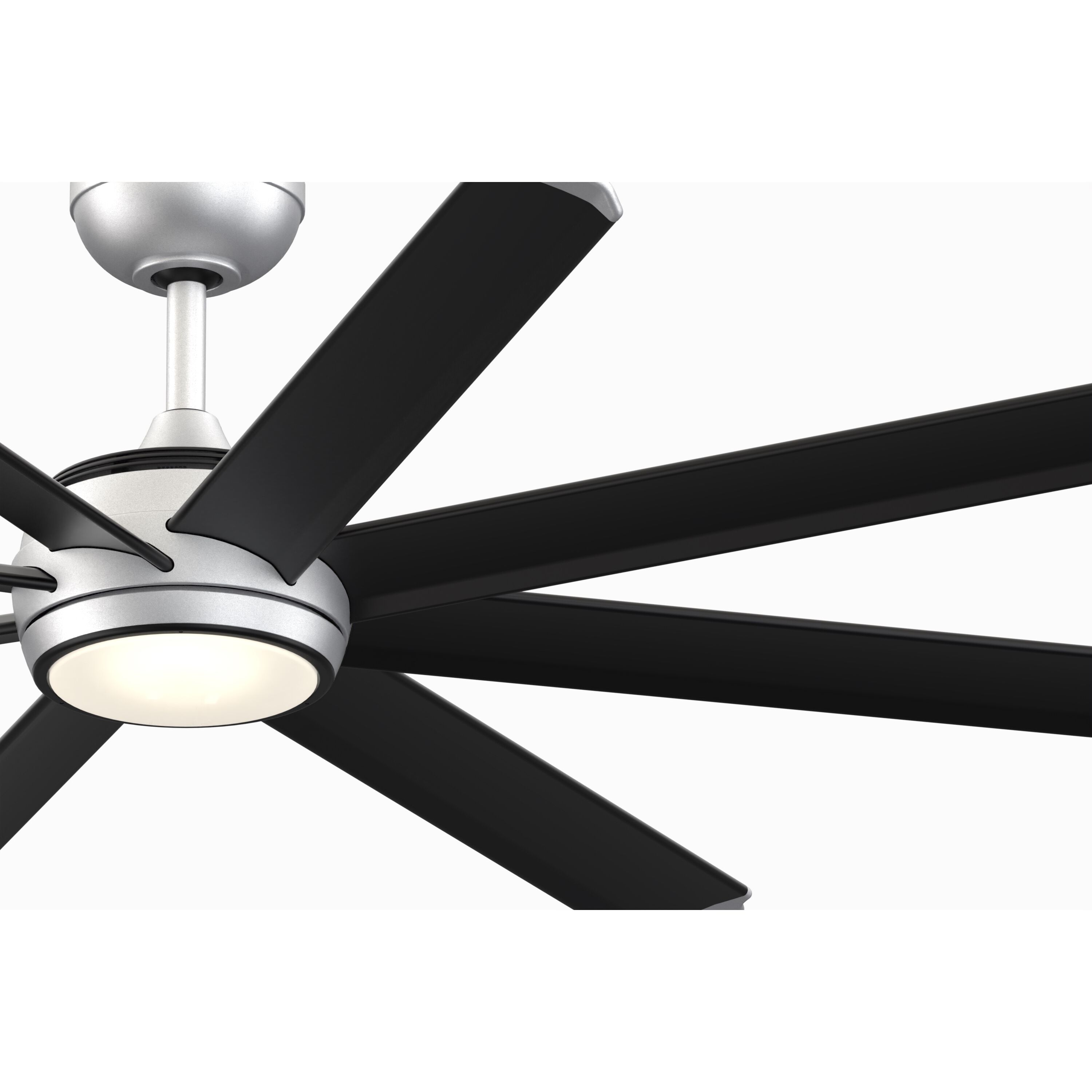 Stellar Custom 9.21 inch Silver Fan Motor Only, Blades Sold Separately
