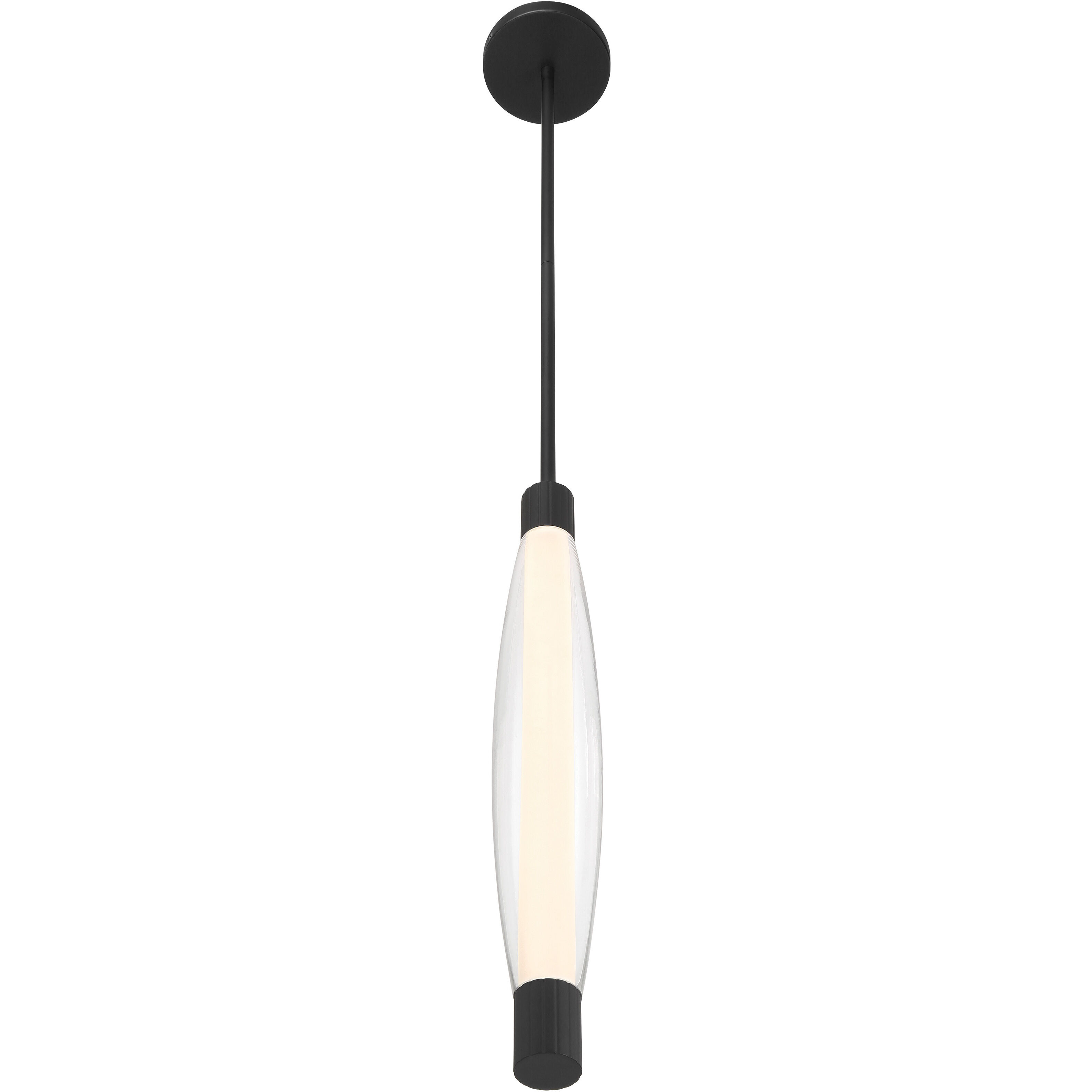 Verto LED 3 inch Dark Matte Black Pendant Ceiling Light