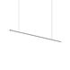 Fino LED 58 inch Satin Black Linear Pendant Ceiling Light in 3000K