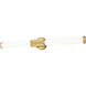 Solange LED 32.5 inch Modern Gold Bath Vanity Wall Light