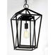 Artisan 1 Light 12 inch Black Outdoor Hanging Lantern