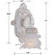 Paris Market 1 Light 6.5 inch Antique White Sconce Wall Light