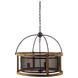 Penhill 25 inch Black Chandelier Ceiling Light