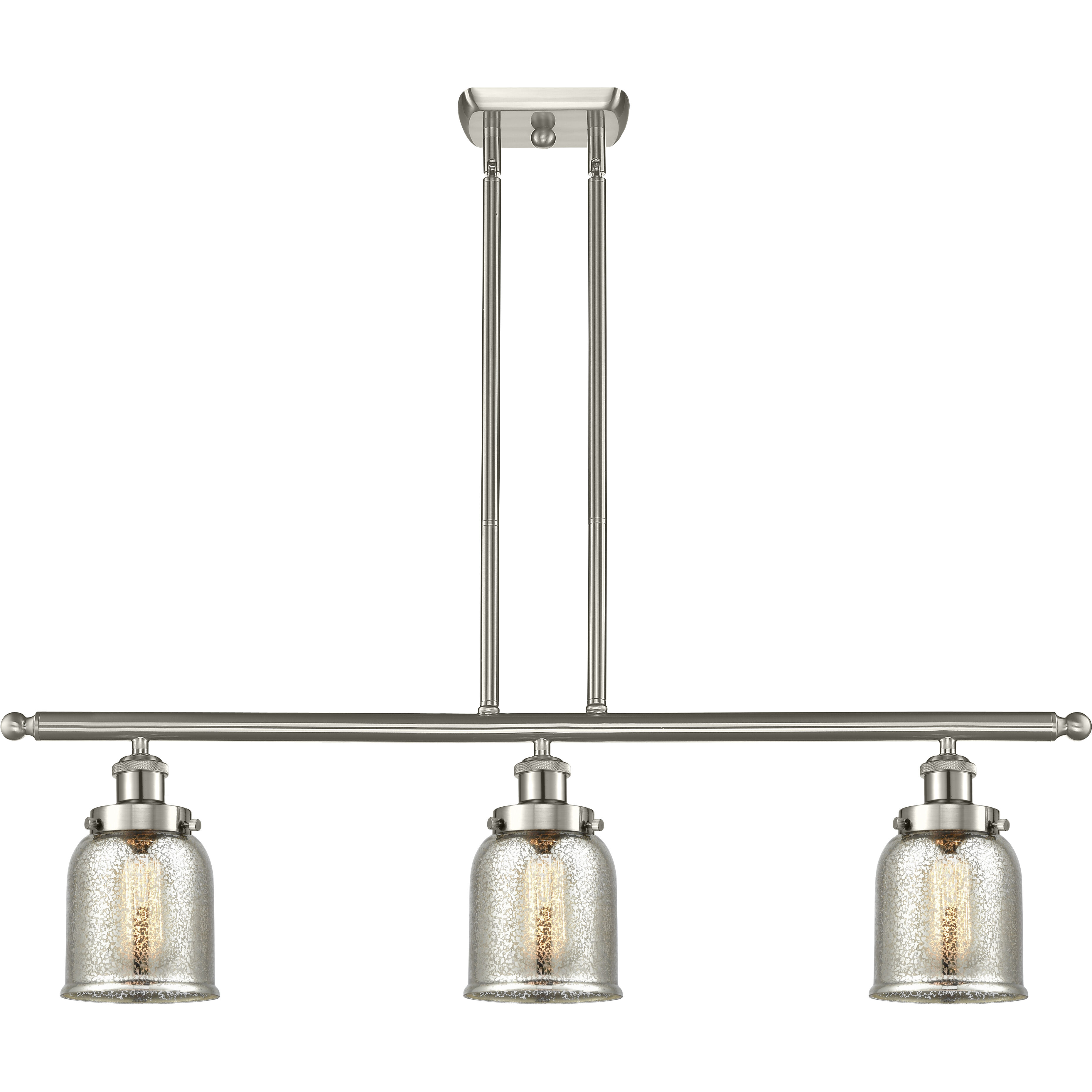 Small Bell LED 36 inch Satin Nickel Island Light Ceiling Light, Ballston